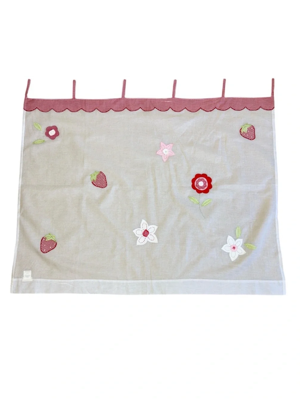Pottery Barn Kids Sweet Strawberry Curtain - Retired